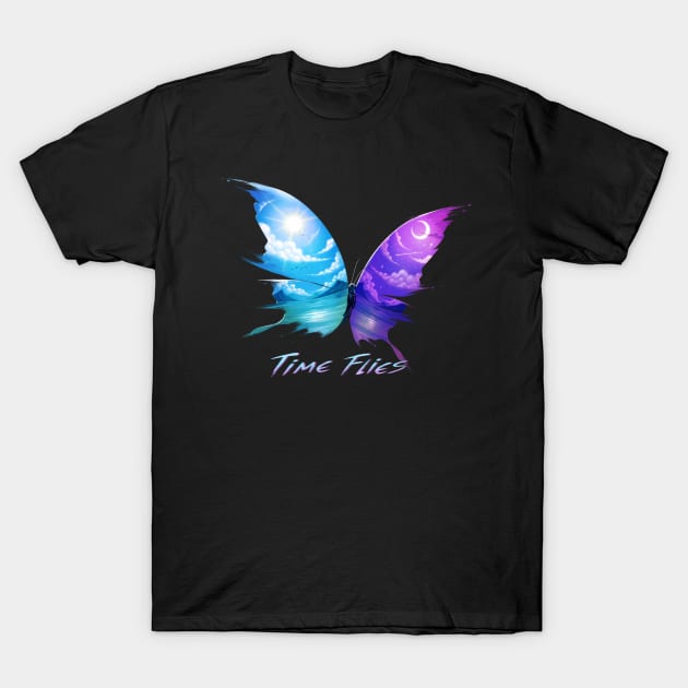 Time Flies Away T-Shirt by Tobe_Fonseca